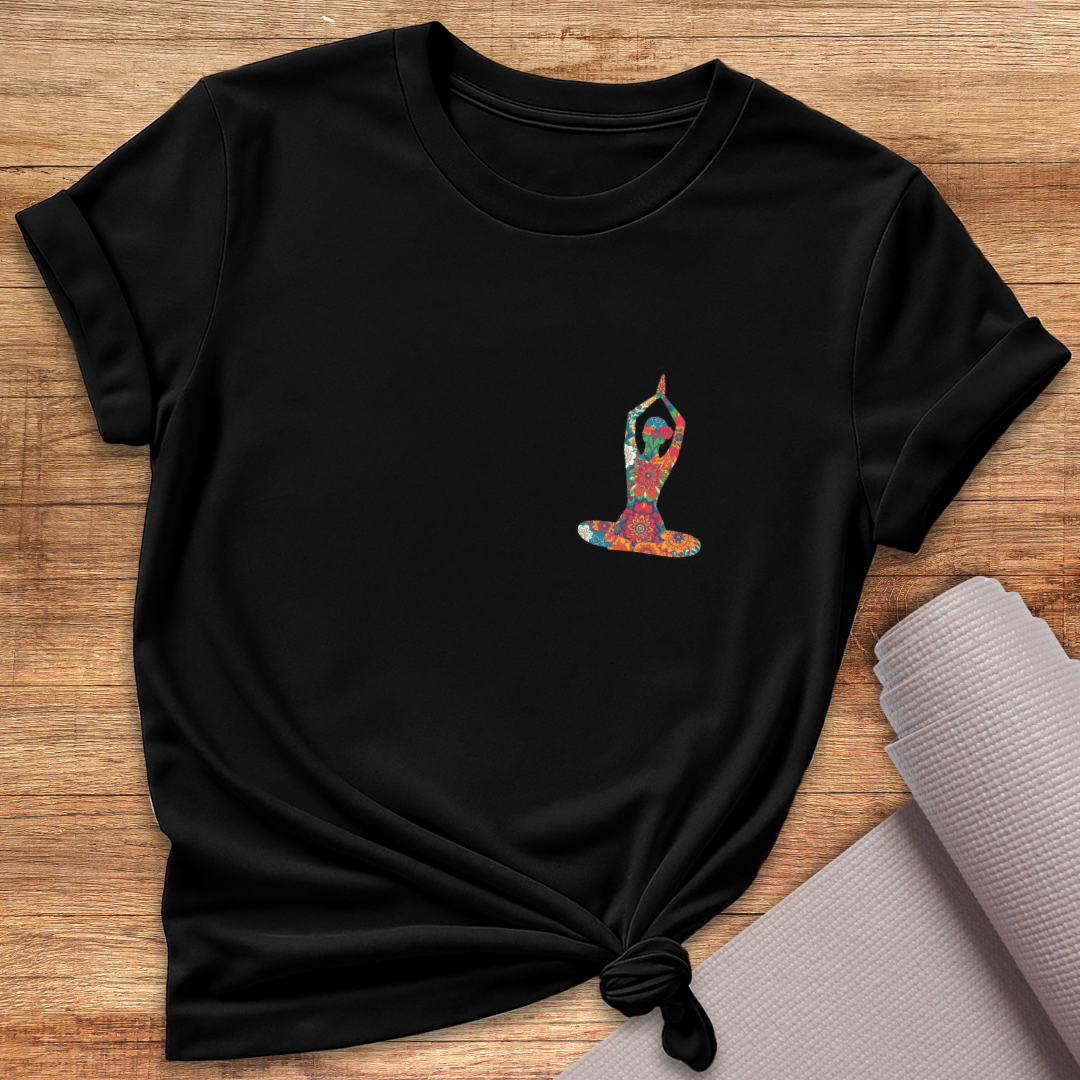 Colorful Yoga Pose T-Shirt