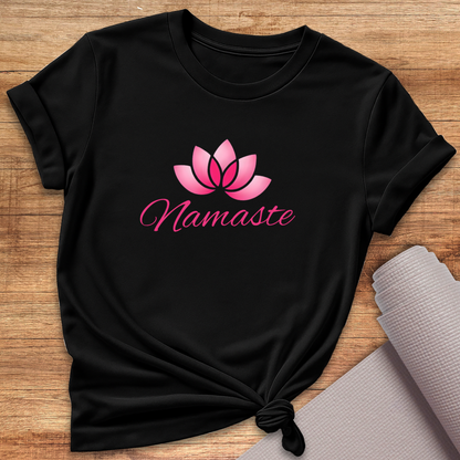 Pink Lotus Namaste T-Shirt