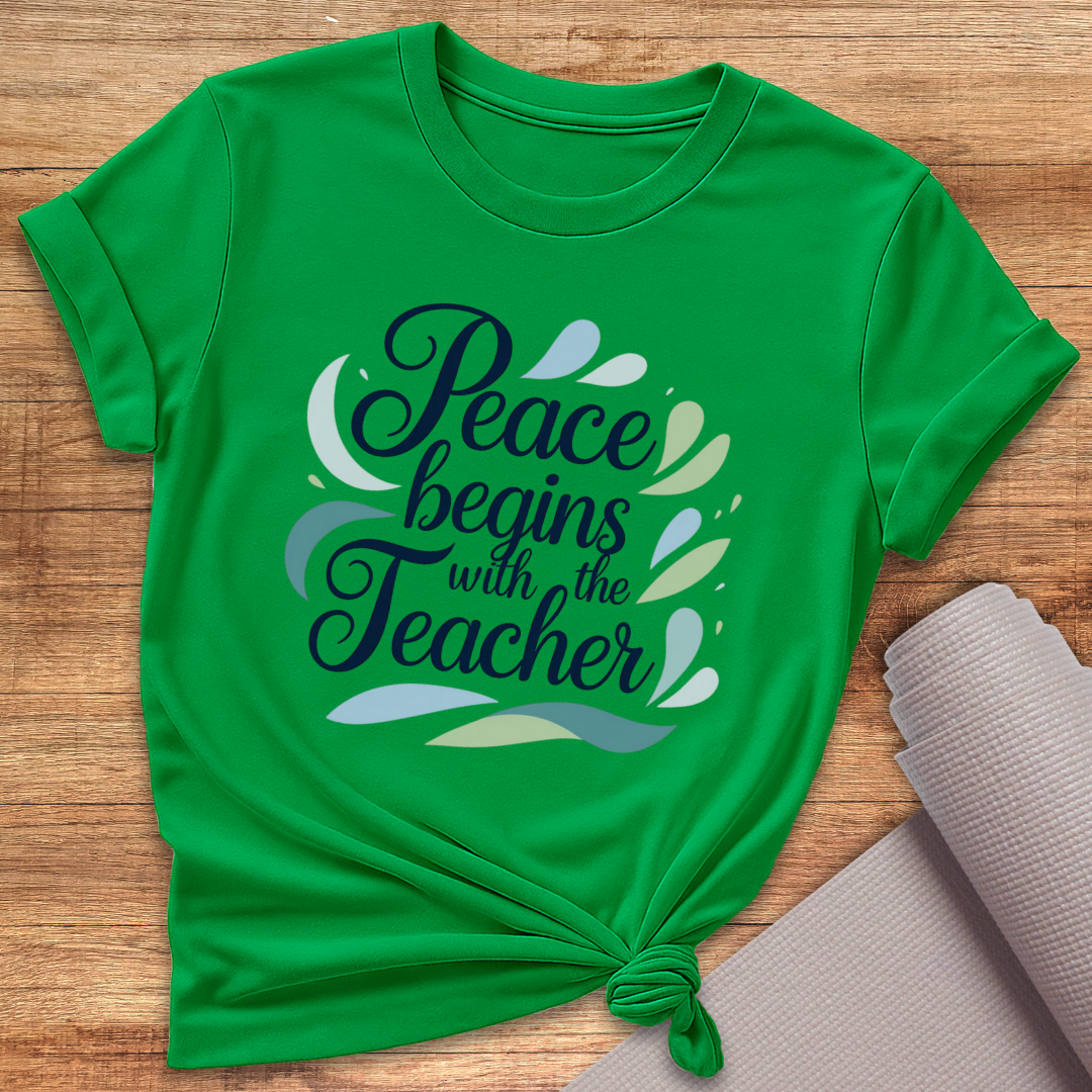 Begins With The Teacher T-Shirt