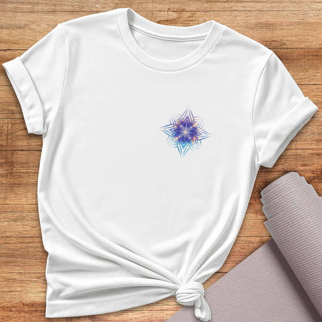Lila Blume T-Shirt