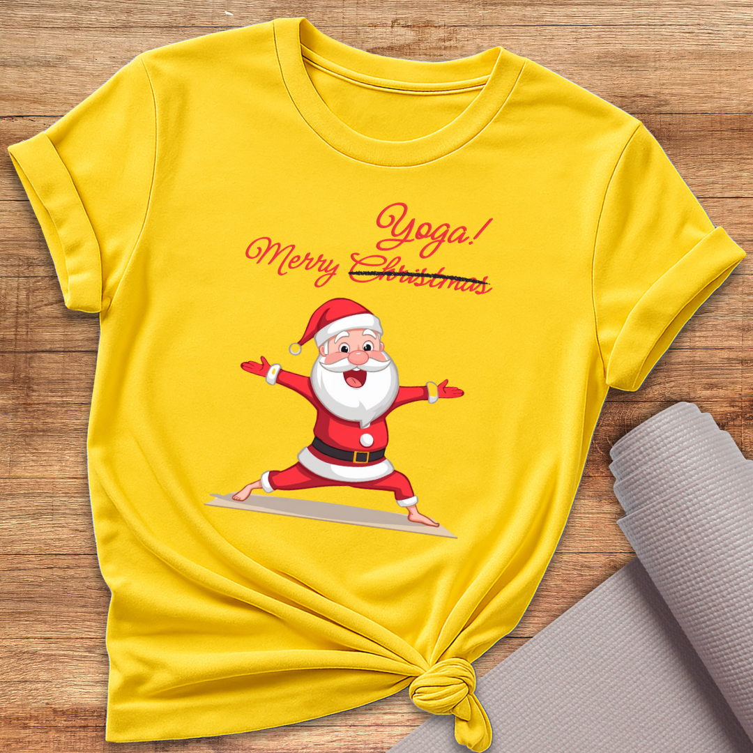 Santa Yoga T-Shirt