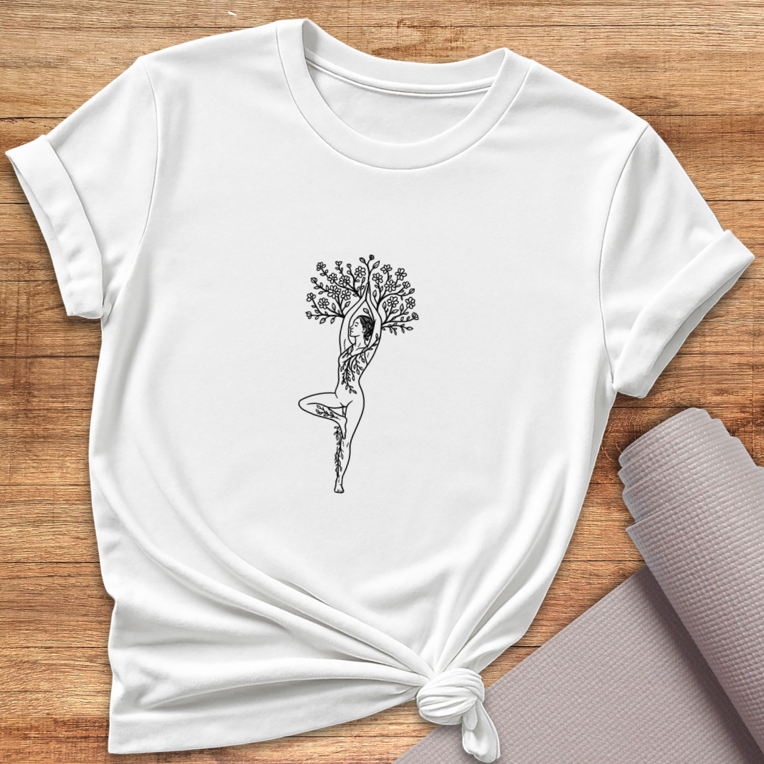 Woman And Tree T-Shirt