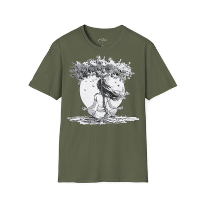 Black White Tree T-Shirt