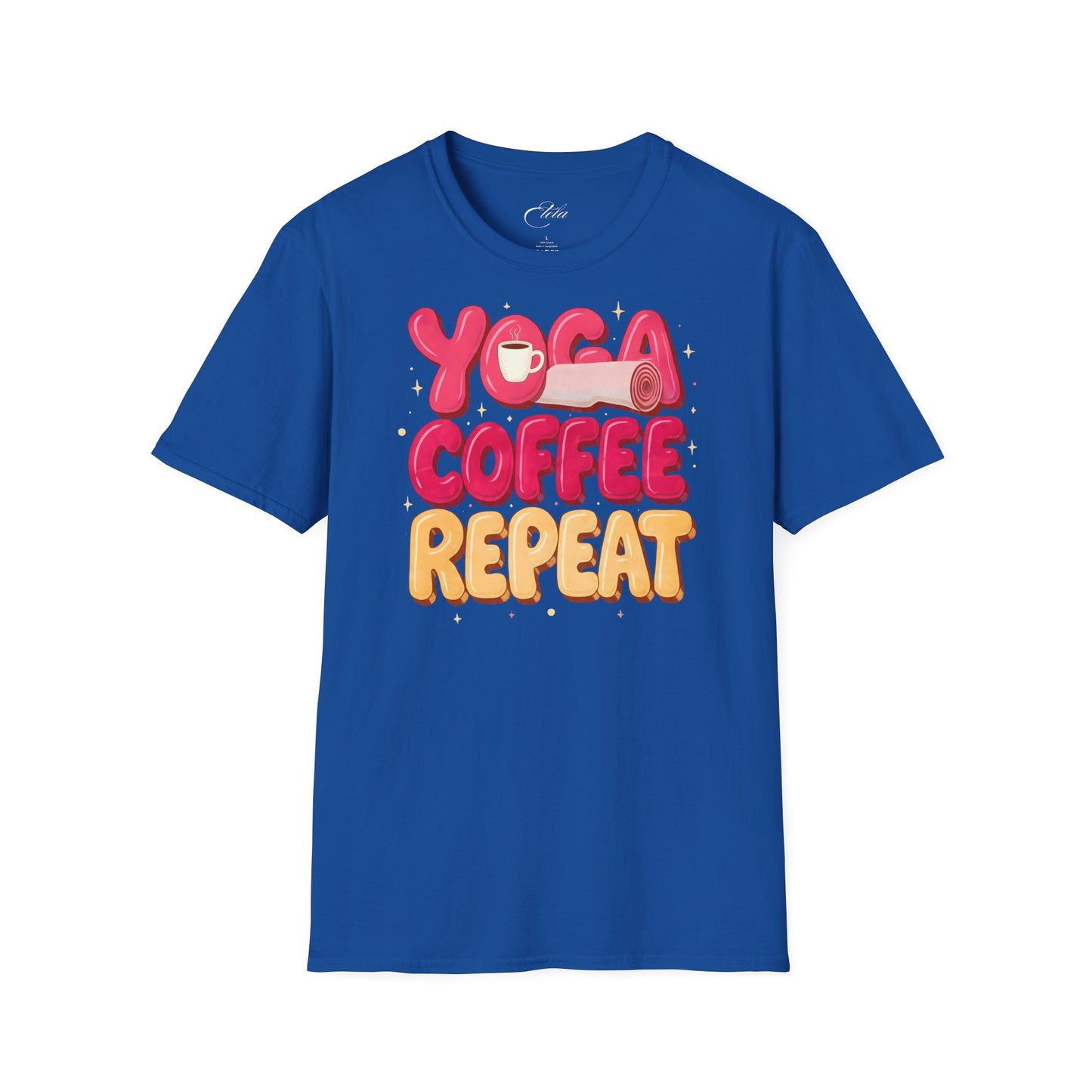 Yoga Coffee Repeat T-Shirt