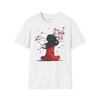Woman In Red T-Shirt