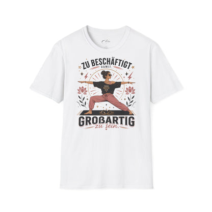 Zu Beschäftigte Frau T-Shirt