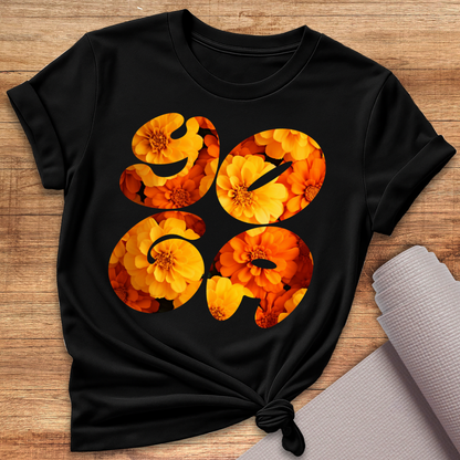 Yoga Blumen T-Shirt