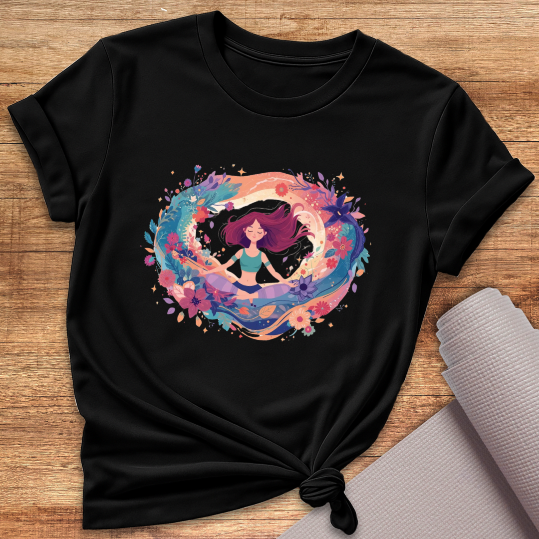 Cosmic Flower Circle T-Shirt