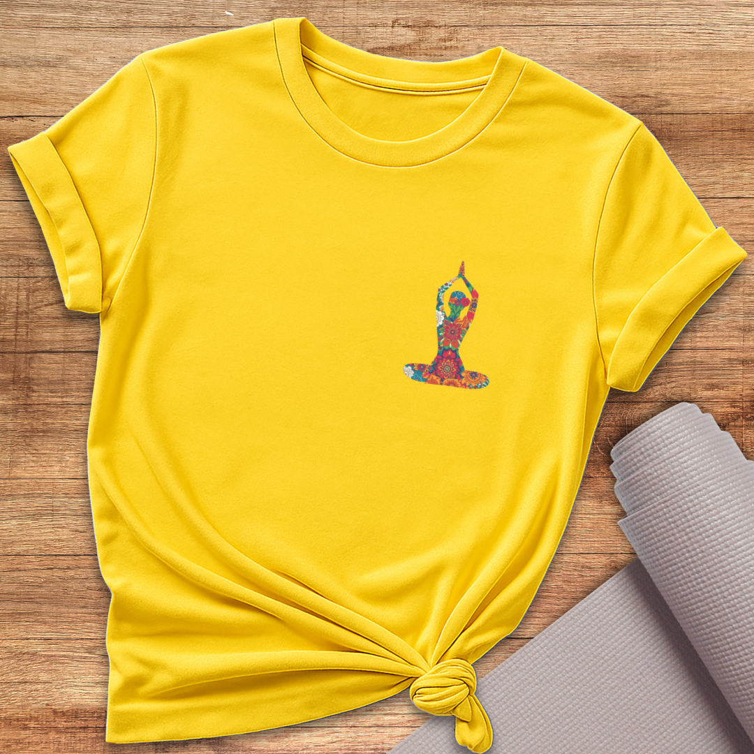 Colorful Yoga Pose T-Shirt