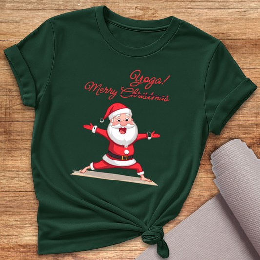 Santa Yoga T-Shirt