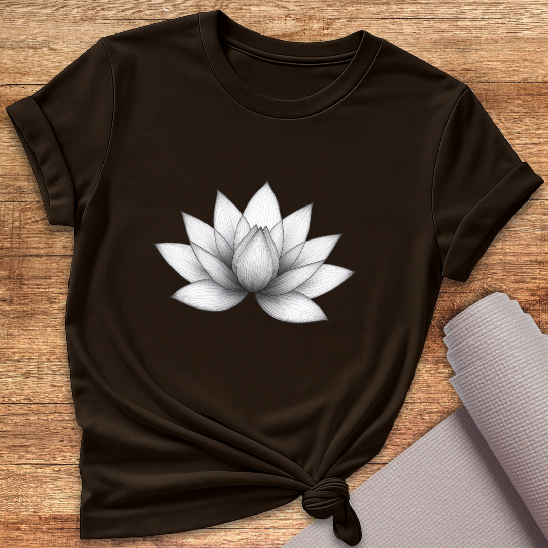 Lotus Grau T-Shirt
