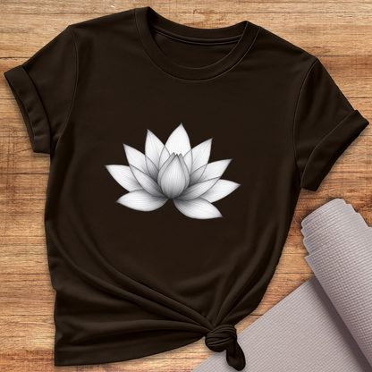 Lotus Grau T-Shirt