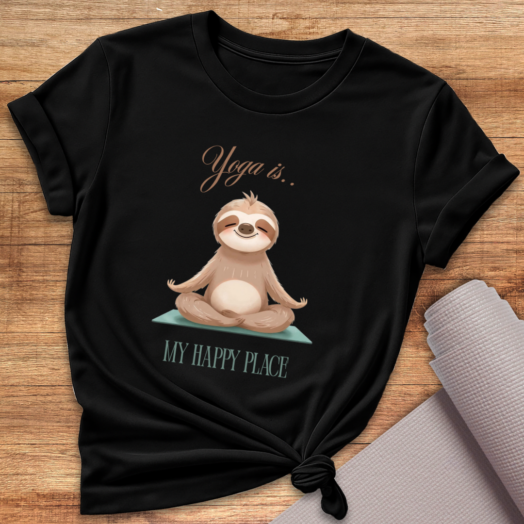 Faultier Yoga T-Shirt