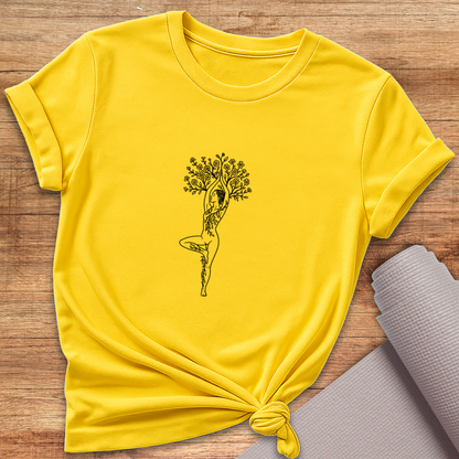 Woman And Tree T-Shirt
