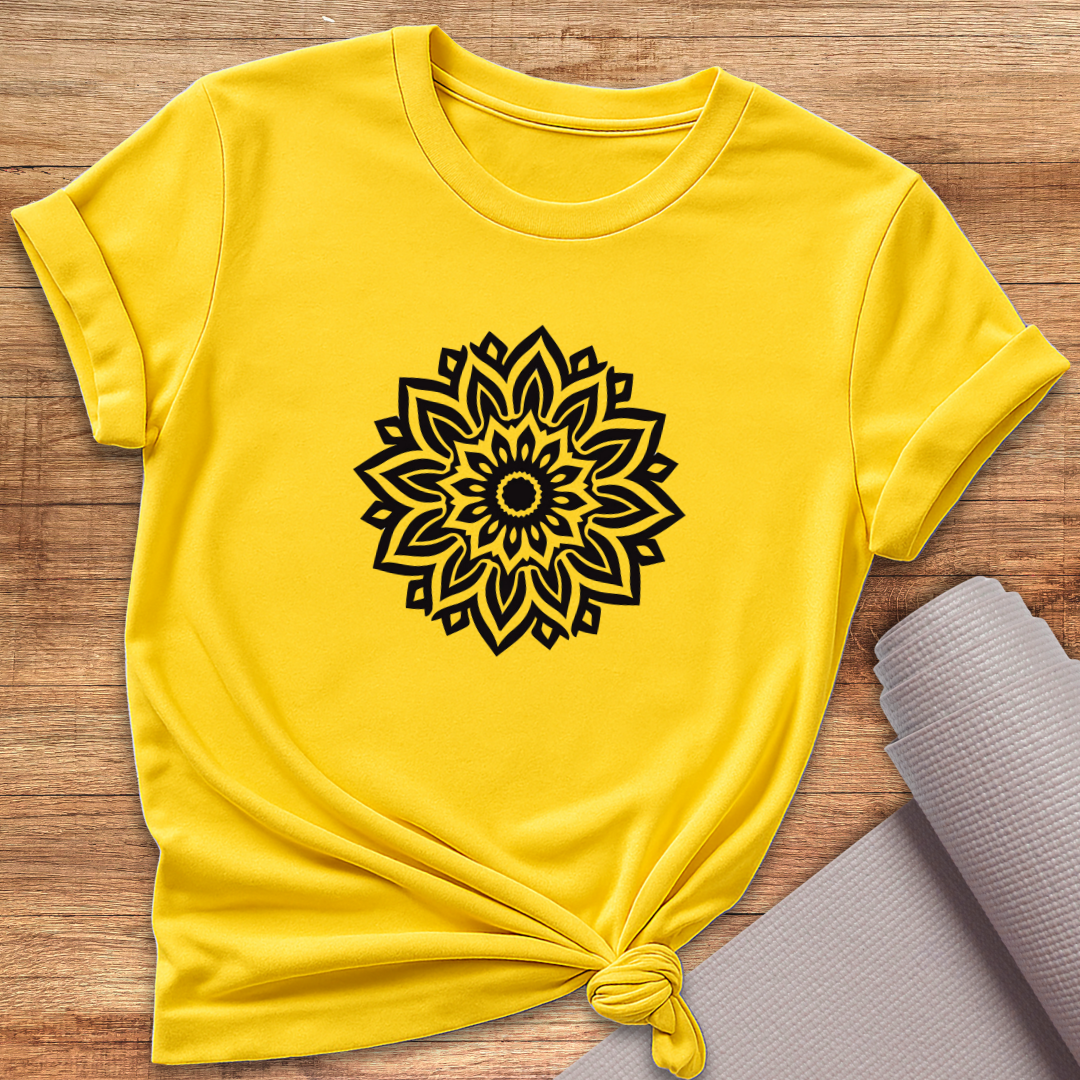 Blumen Mandala T-Shirt