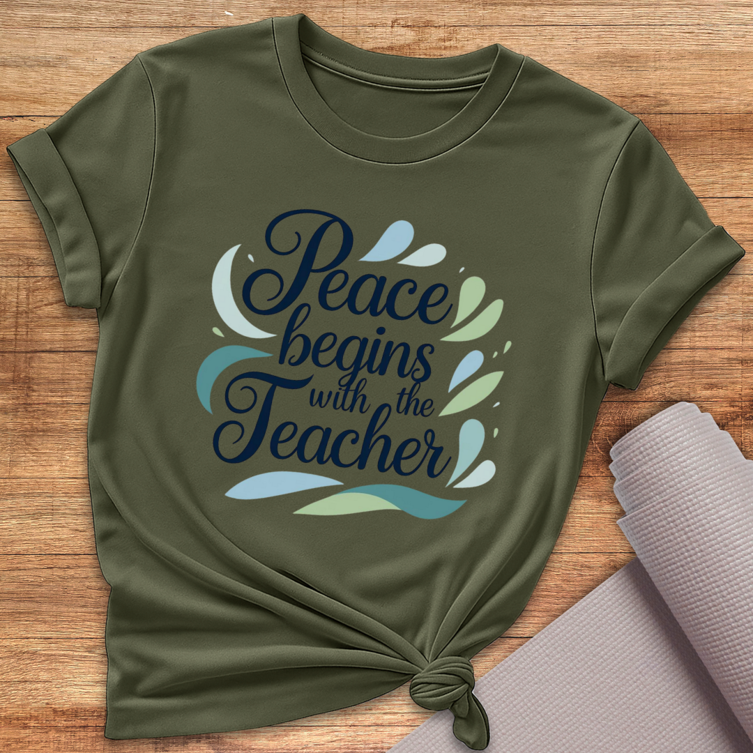 Begins With The Teacher T-Shirt