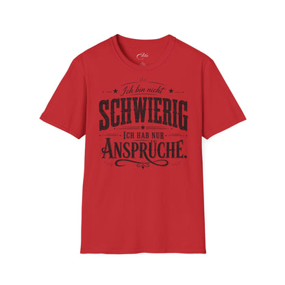 Ich Bin Nicht Schwierig T-Shirt