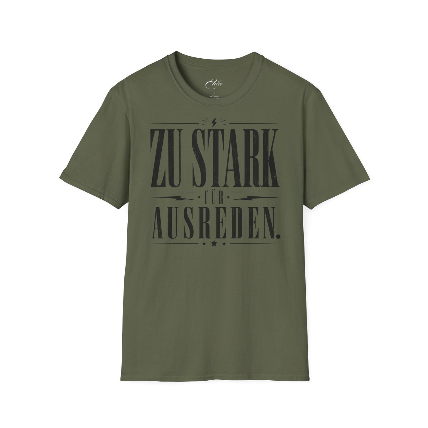 Zu Stark Schwarz T-Shirt