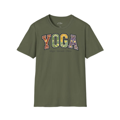 Yoga Regenbogen T-Shirt