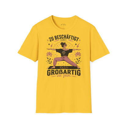 Zu Beschäftigte Frau T-Shirt