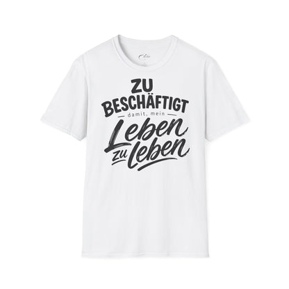 Leben Zu Leben Schwarz T-Shirt