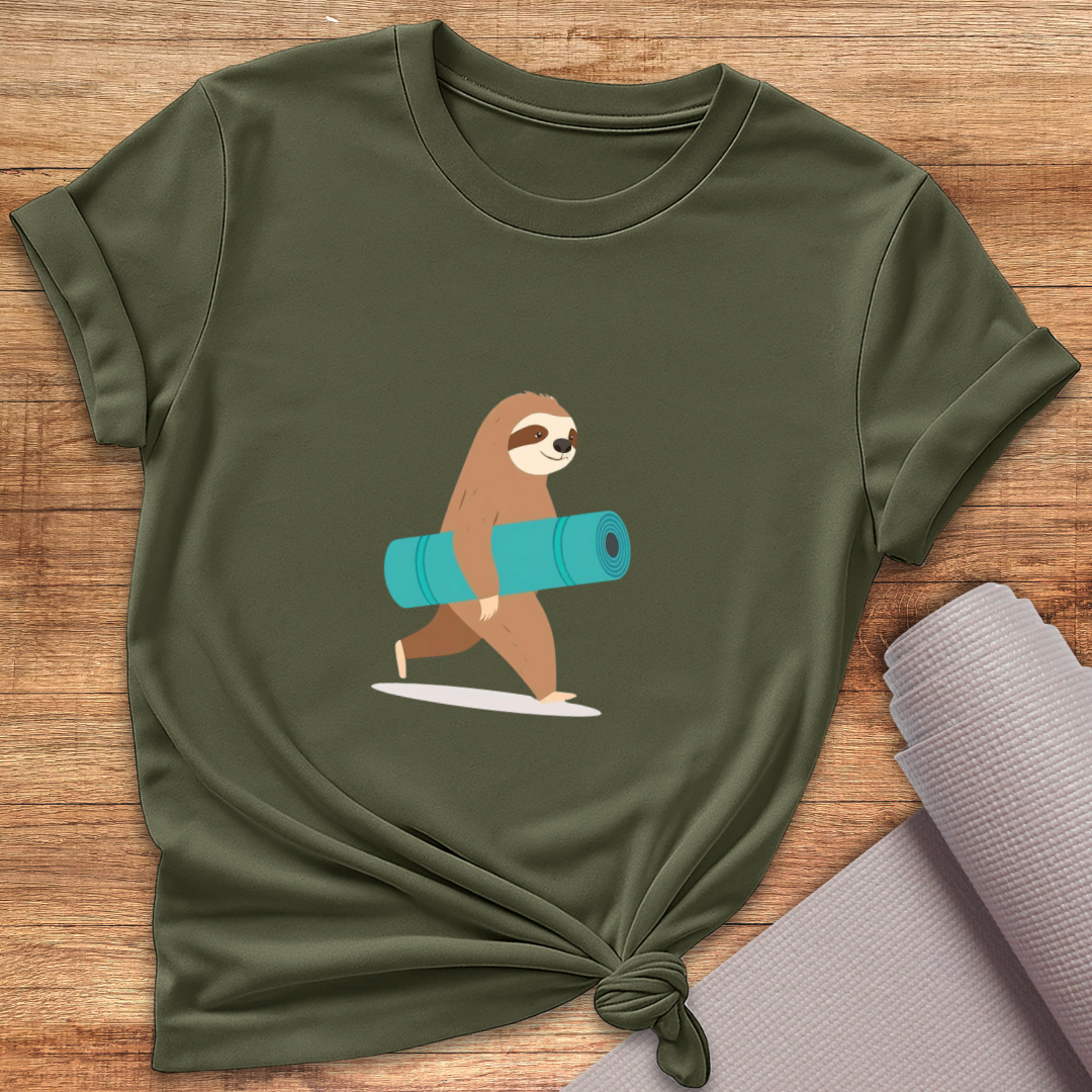 Sloth Goes To Yoga T-Shirt