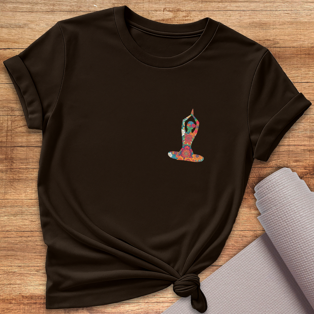 Colorful Yoga Pose T-Shirt