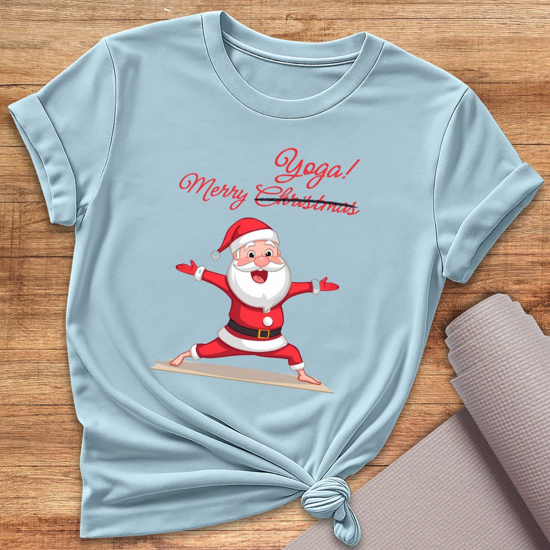 Santa Yoga T-Shirt