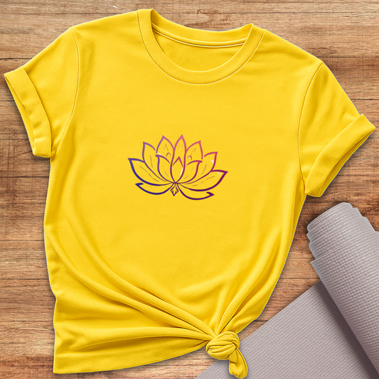 Simple Line Lotus T-Shirt