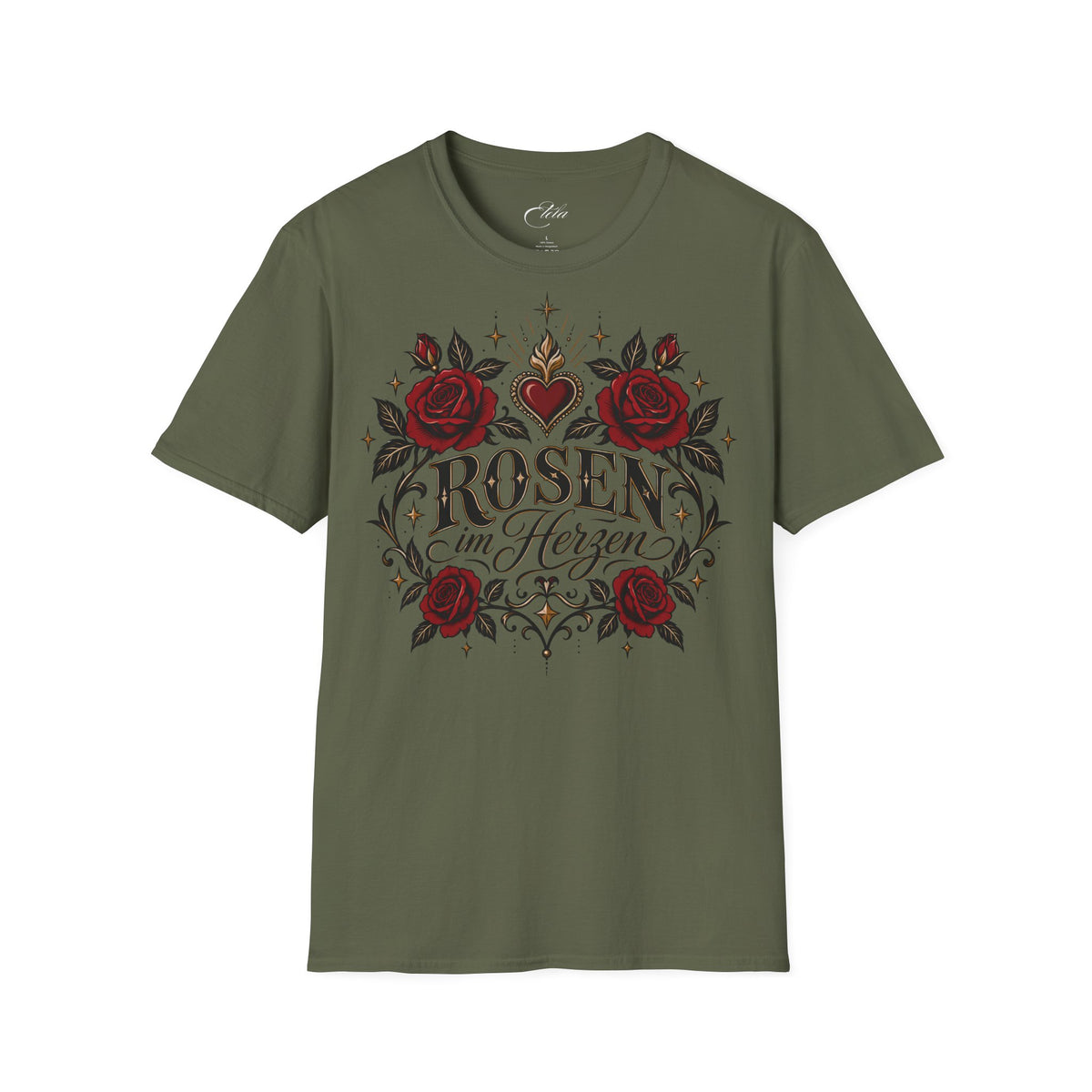 Rosen Im Herzen T-Shirt