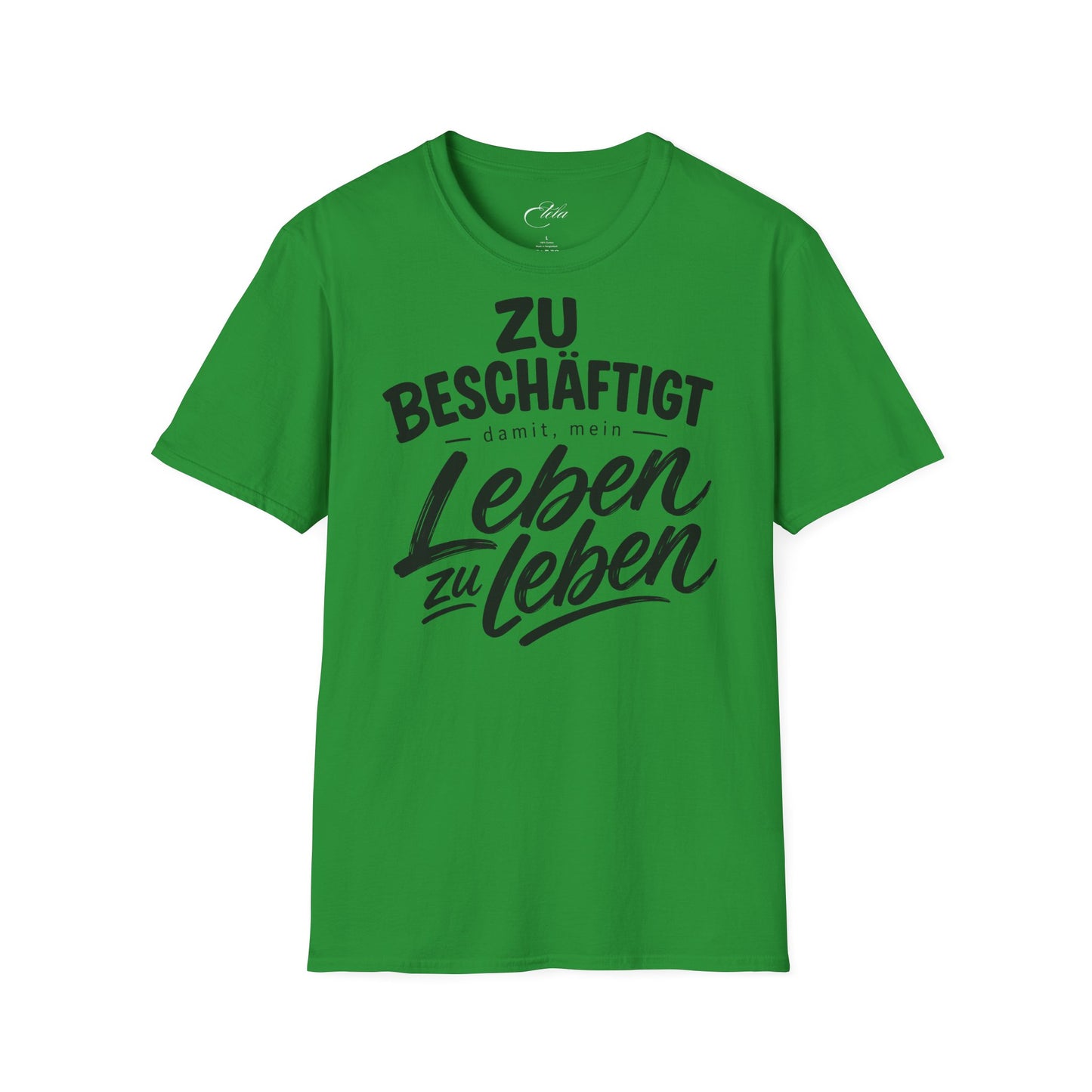 Leben Zu Leben Schwarz T-Shirt