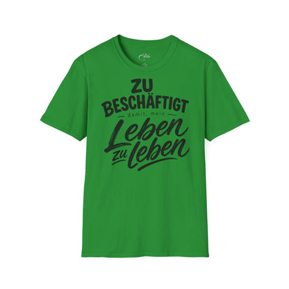 Leben Zu Leben Schwarz T-Shirt