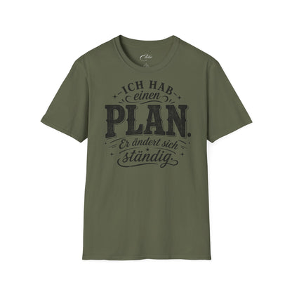 Hab Einen Plan Schwarz T-Shirt
