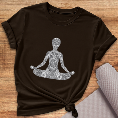 Ornament Black White T-Shirt