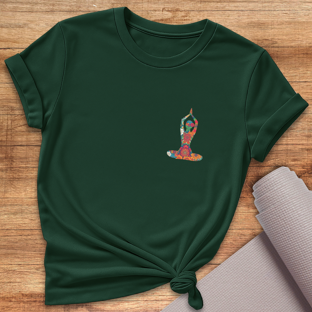 Colorful Yoga Pose T-Shirt