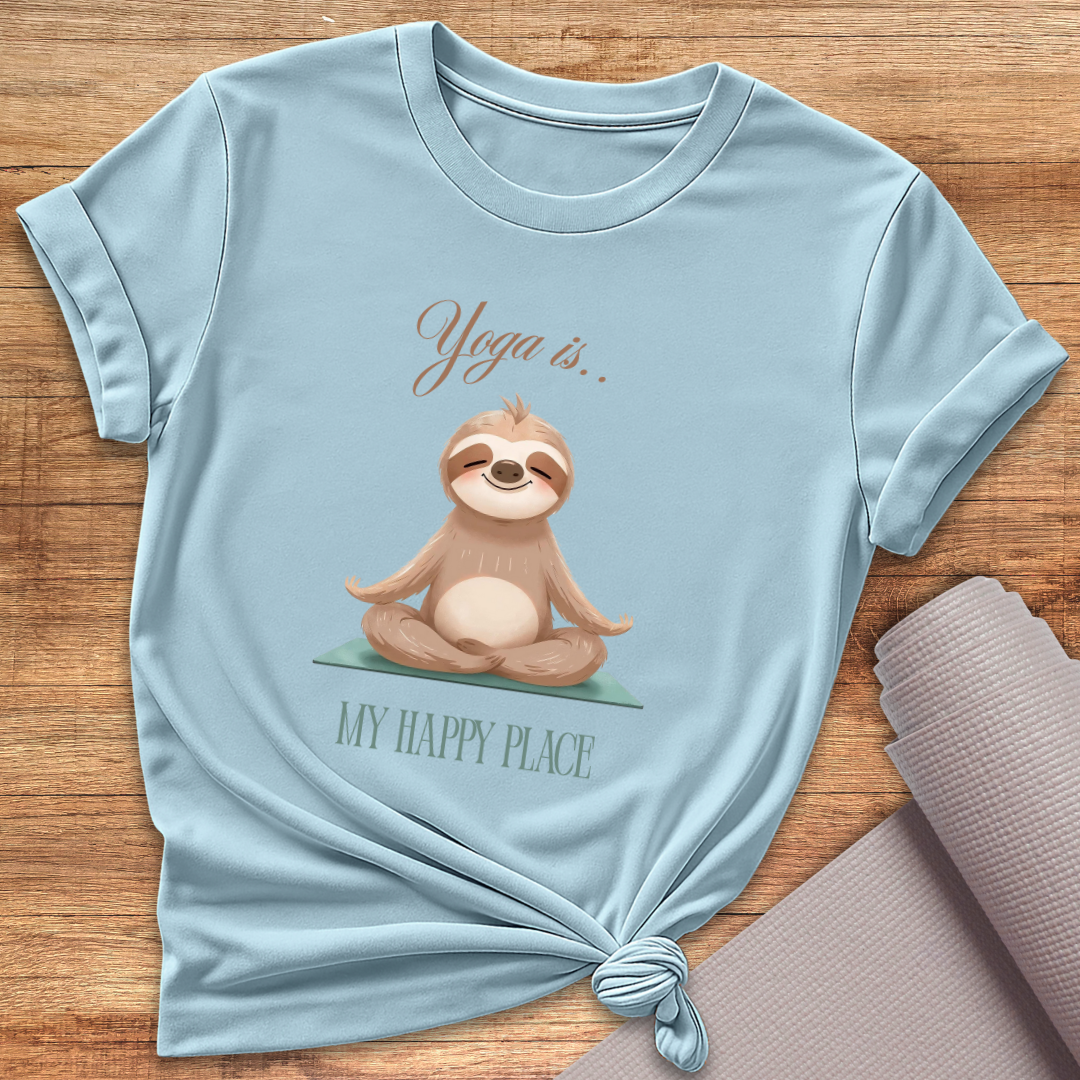 Faultier Yoga T-Shirt