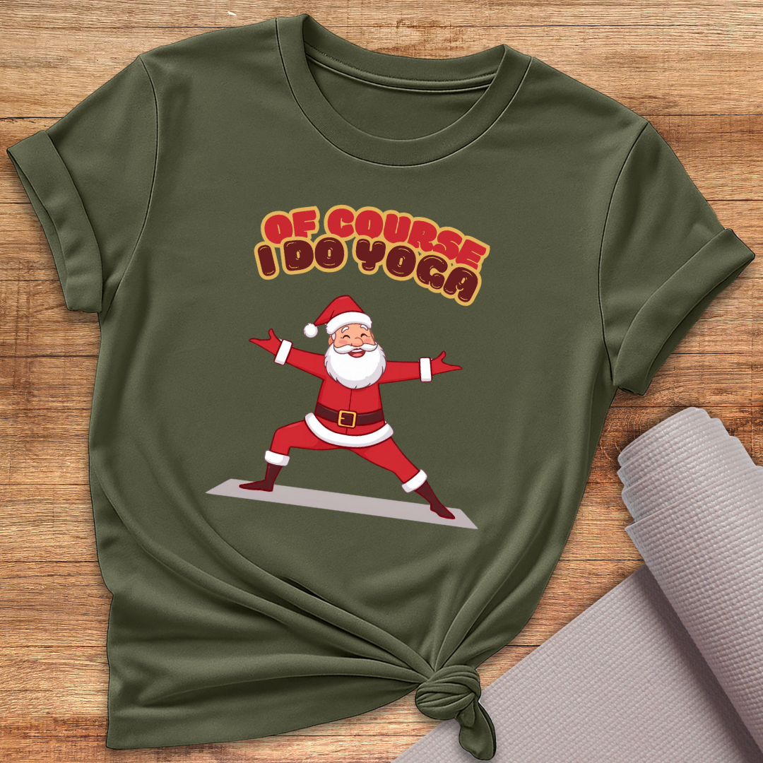 Santa Does Yoga T-Shirt