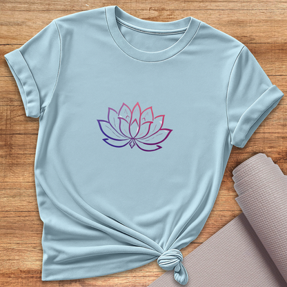 Simple Line Lotus T-Shirt