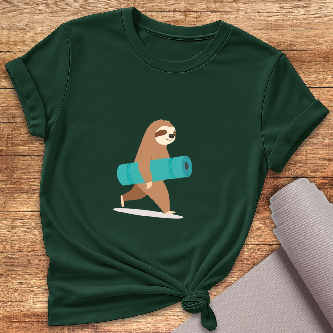 Sloth Goes To Yoga T-Shirt