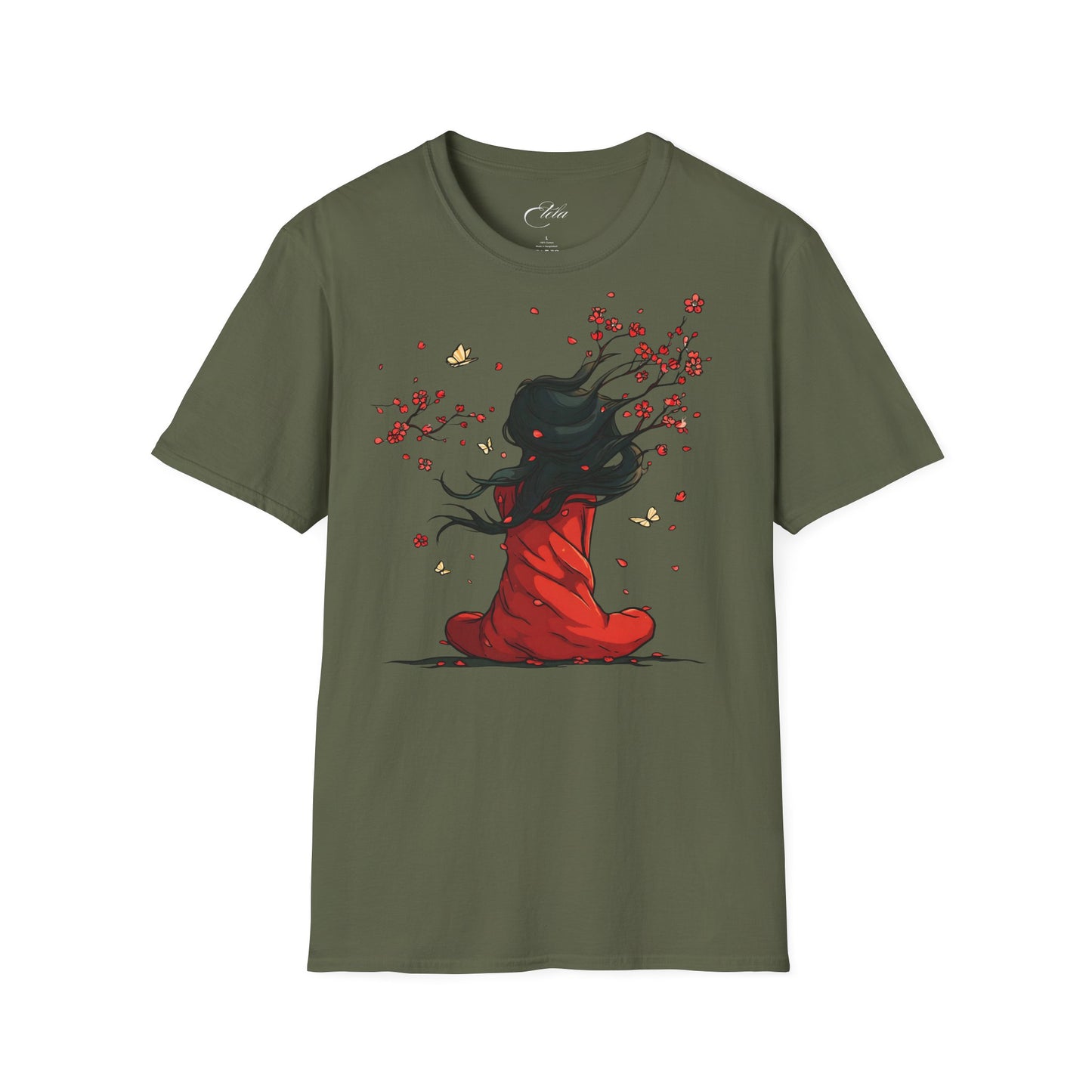 Woman In Red T-Shirt