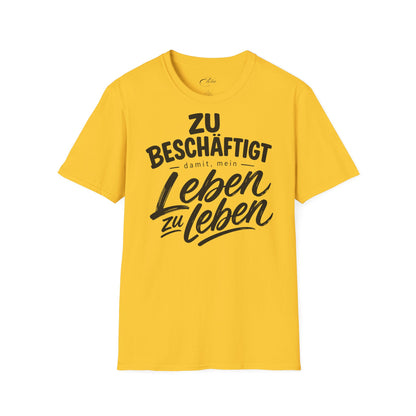 Leben Zu Leben Schwarz T-Shirt