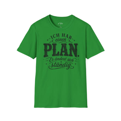Hab Einen Plan Schwarz T-Shirt