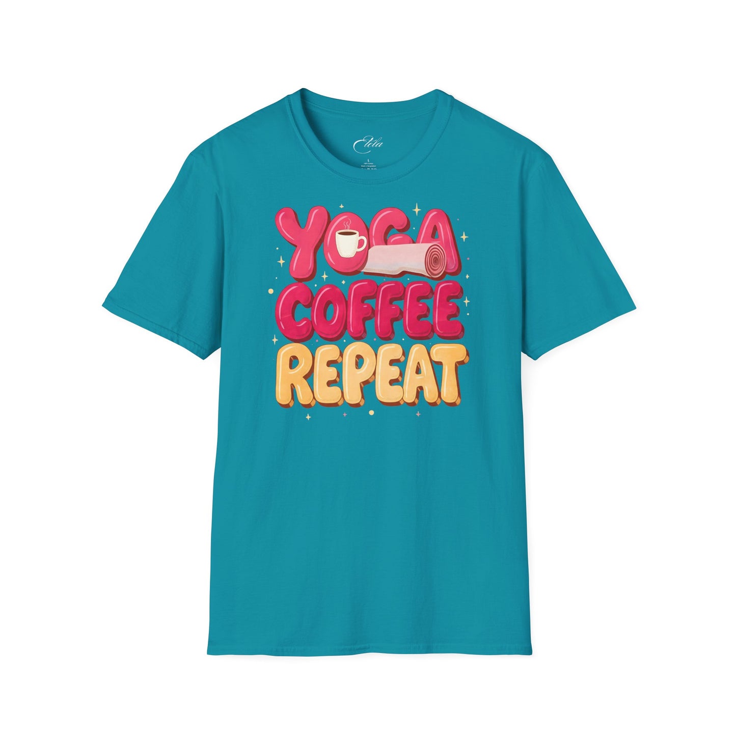 Yoga Coffee Repeat T-Shirt