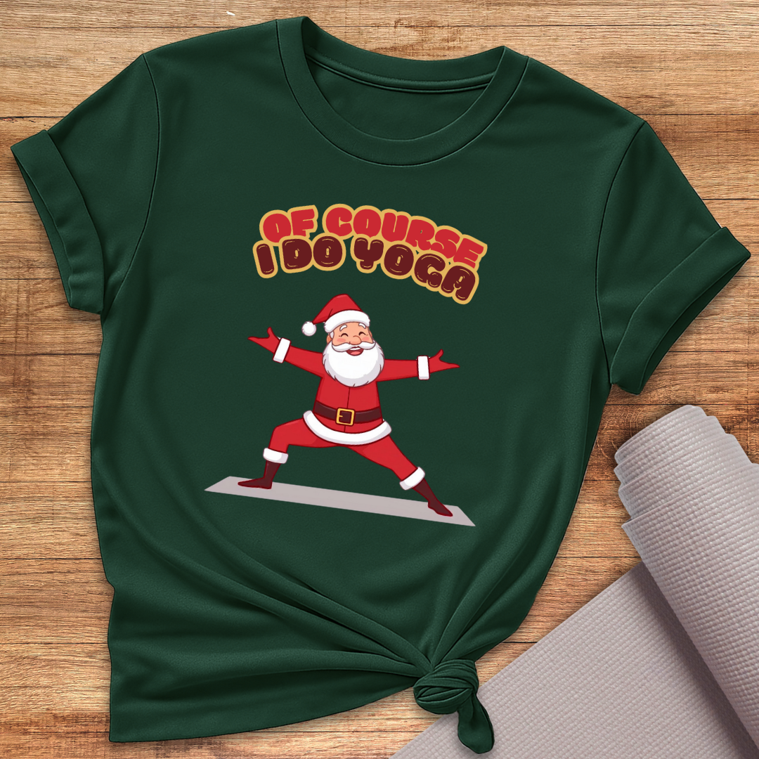 Santa Does Yoga T-Shirt