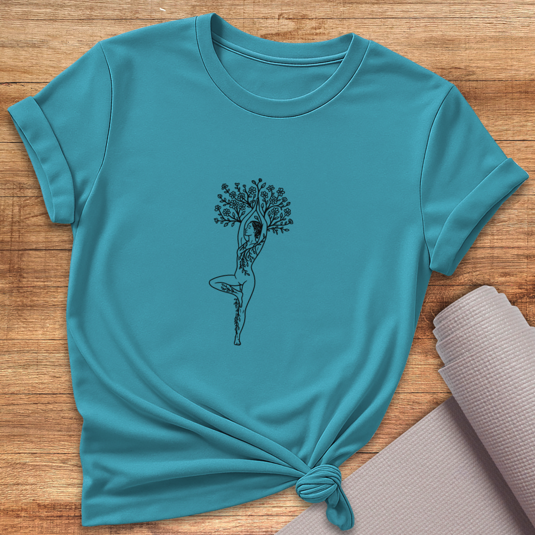 Woman And Tree T-Shirt
