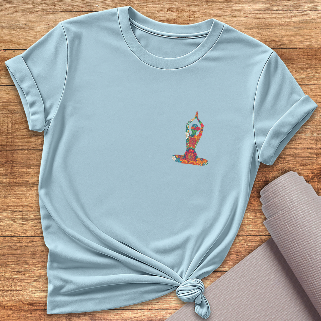 Colorful Yoga Pose T-Shirt