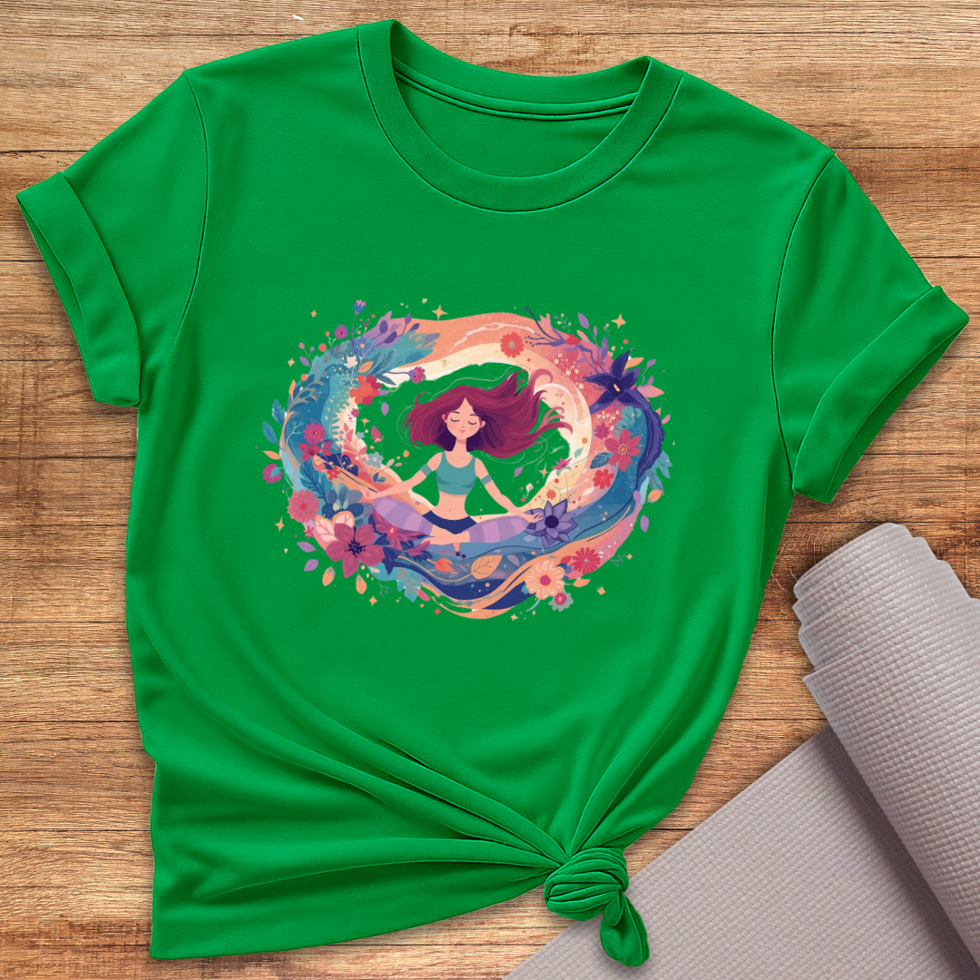 Cosmic Flower Circle T-Shirt