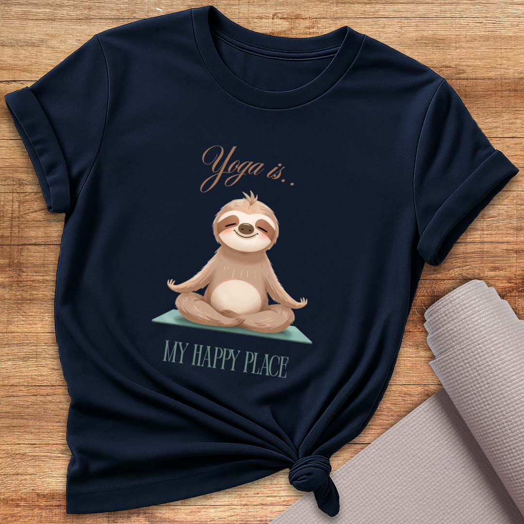 Faultier Yoga T-Shirt