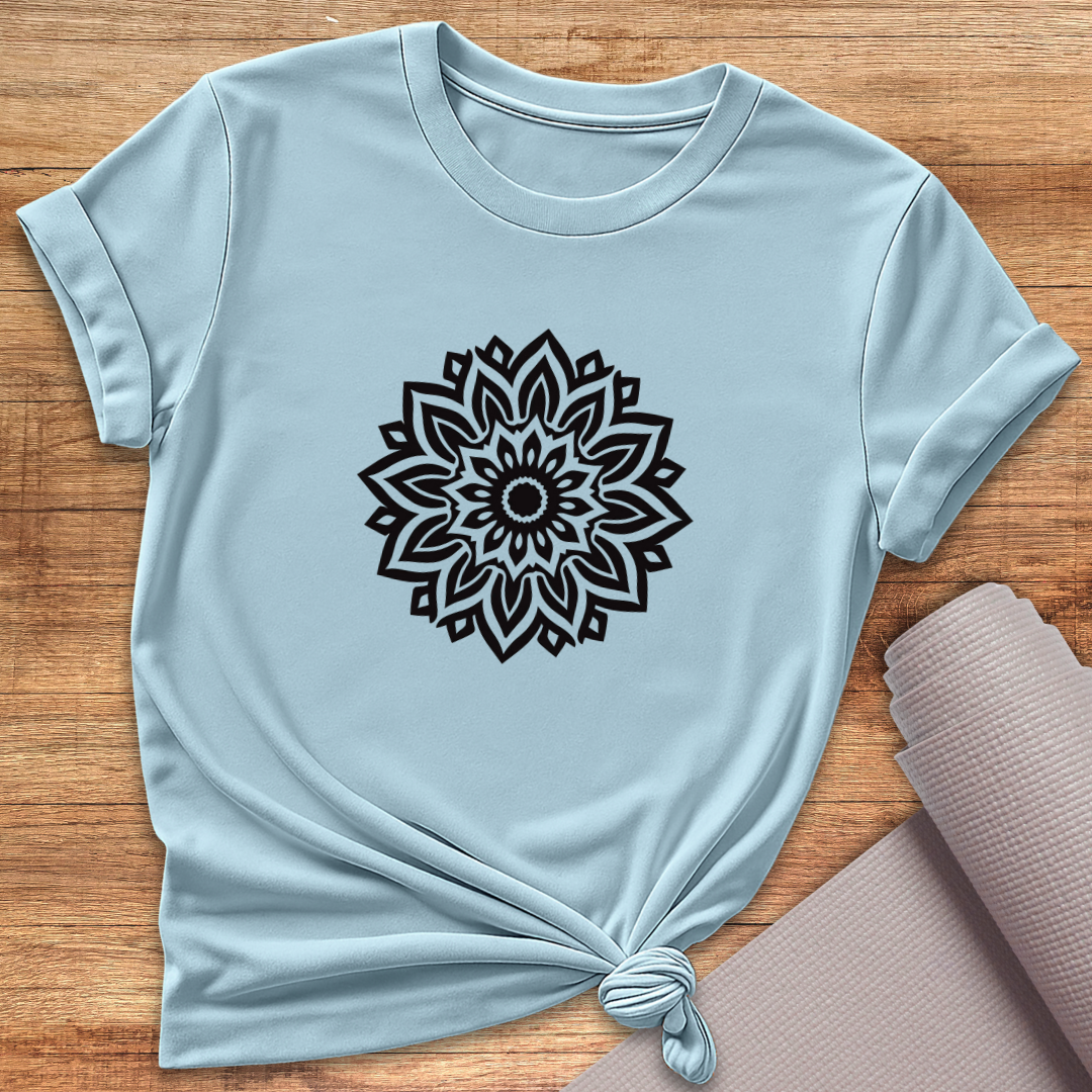 Blumen Mandala T-Shirt