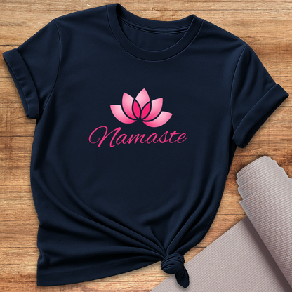 Pink Lotus Namaste T-Shirt